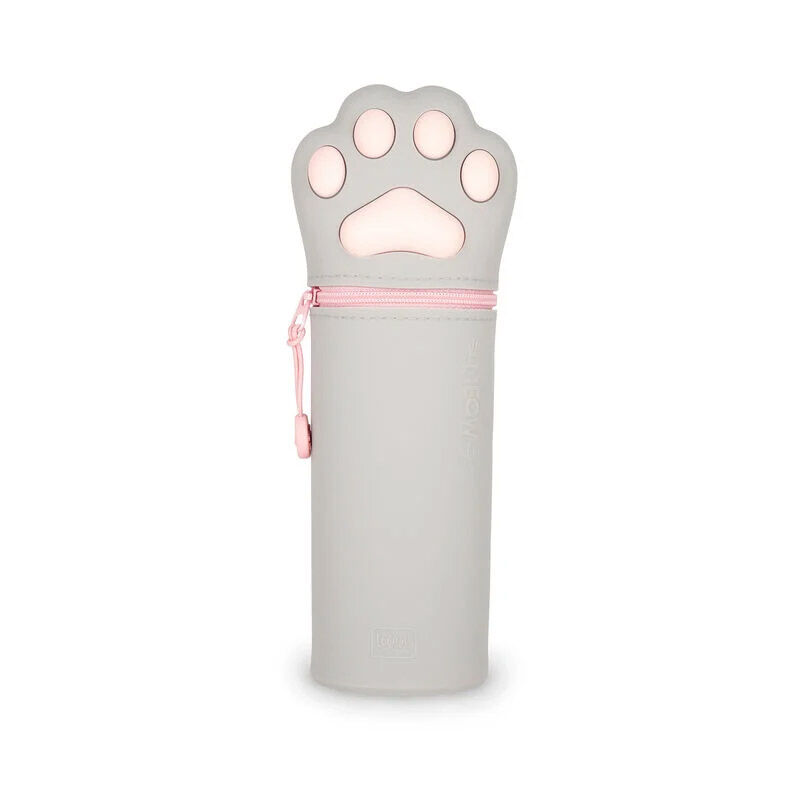 Legami Kawaii 2-In-1 Soft Silicone Kitty Paw Pencil Case image number 0