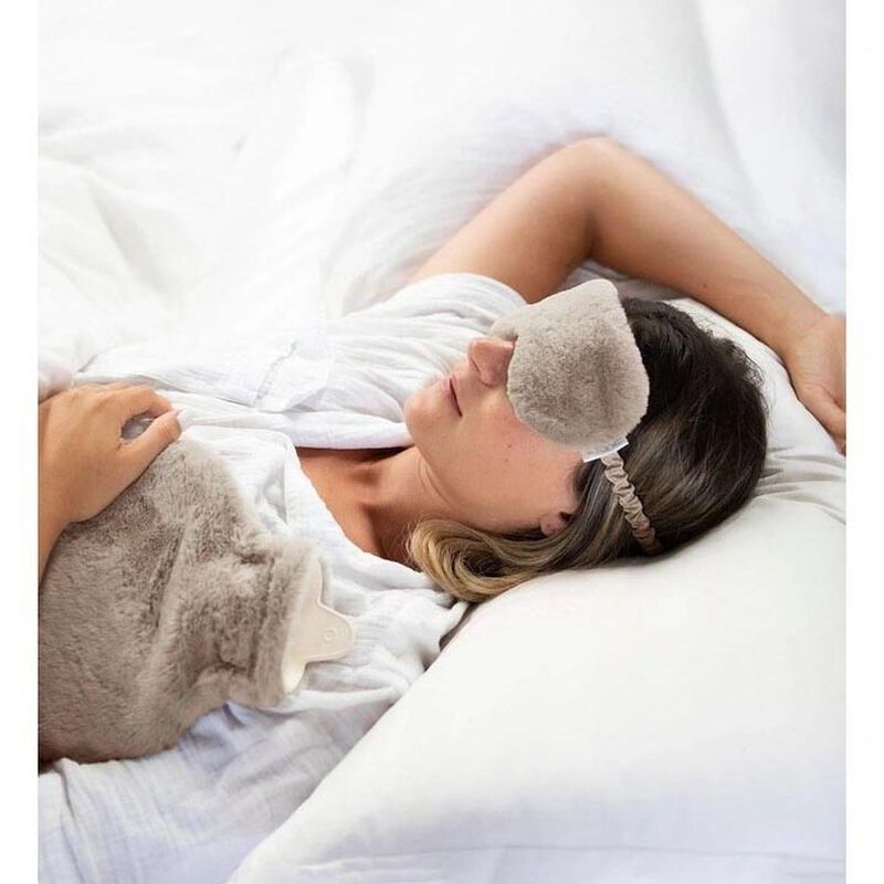 Tonic Deluxe Hot Water Bottle Mocha image number 1
