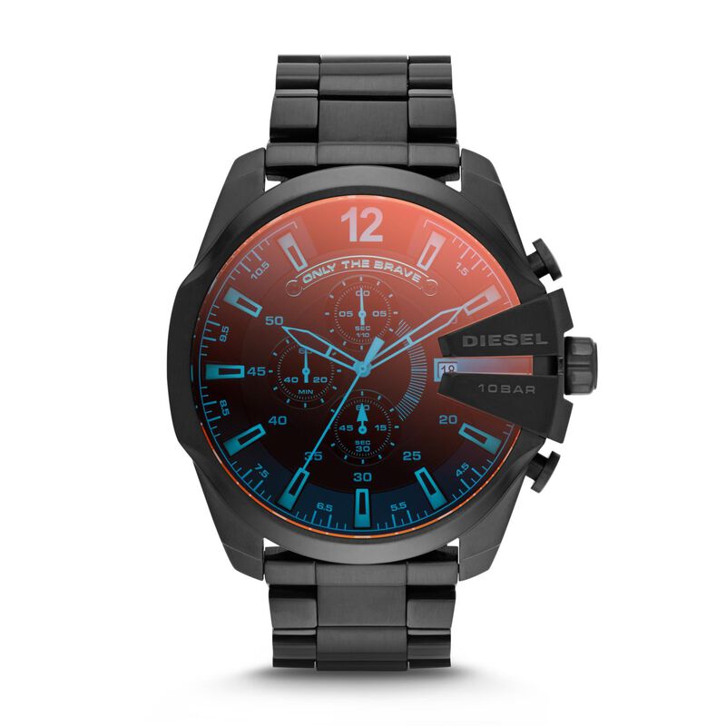 Diesel Mega Chief Black Chronograph Watch DZ4318 image number 0