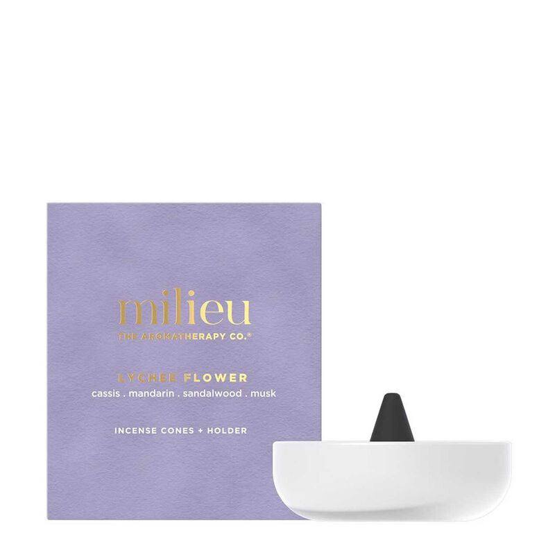 Milieu Cone Incense - Lychee Flower image number 0