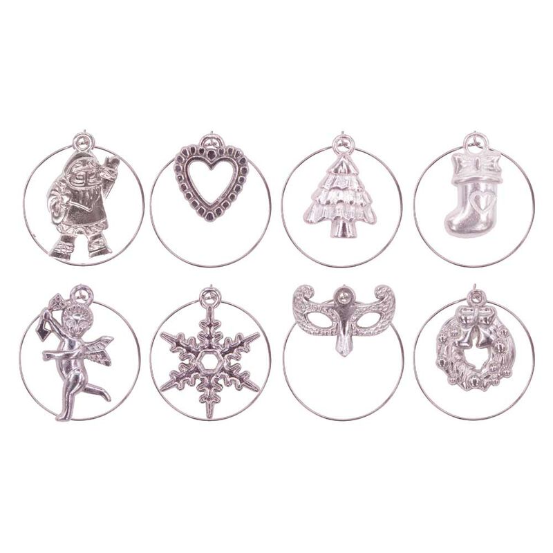The Paperie Celebration Mini Crackers Ruby Diamond Set of 6 image number 1