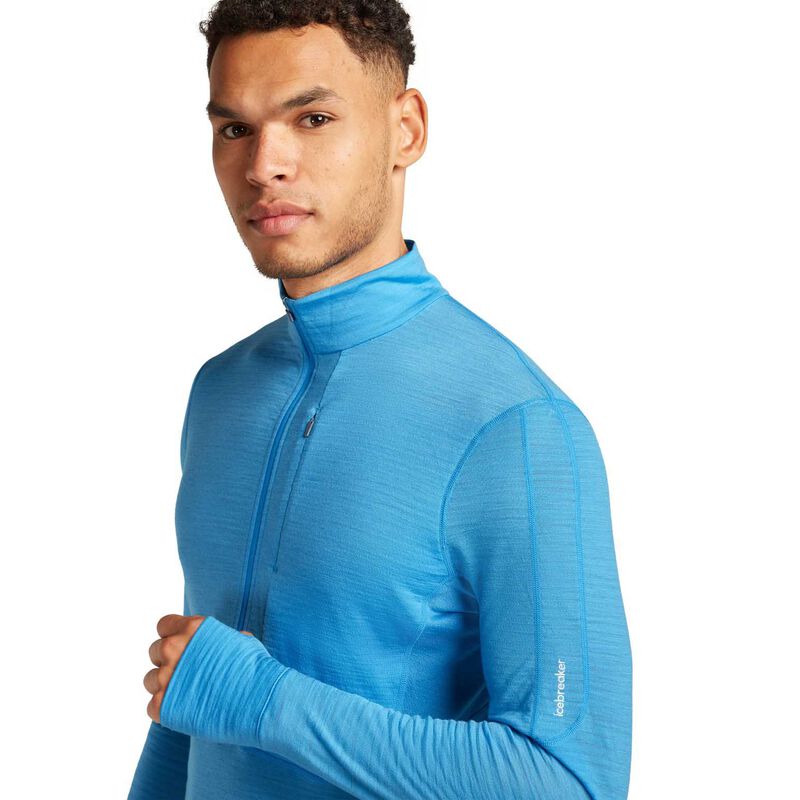 Icebreaker M Merino Blend 200 RealFleece Descender LS Half Zip image number 2