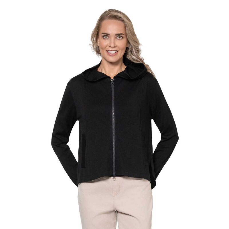 B Essentials by Ballantynes Hooded Zip Through image number 0