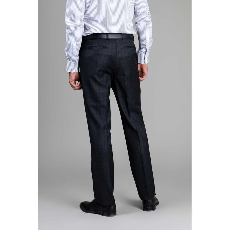 Rembrandt Lotus Charcoal Grey & Blue Check Trouser image number 1