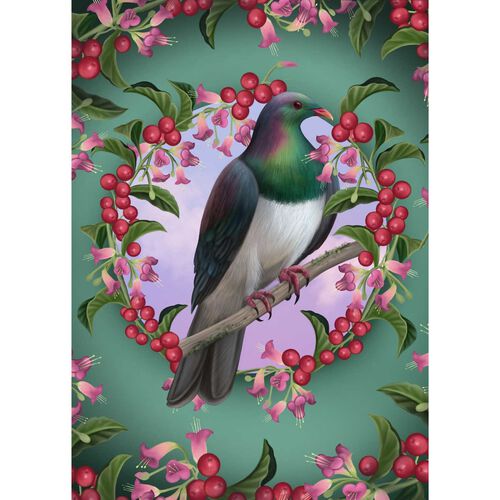 Image Gallery Wood Pigeon Christmas Card Box of 10