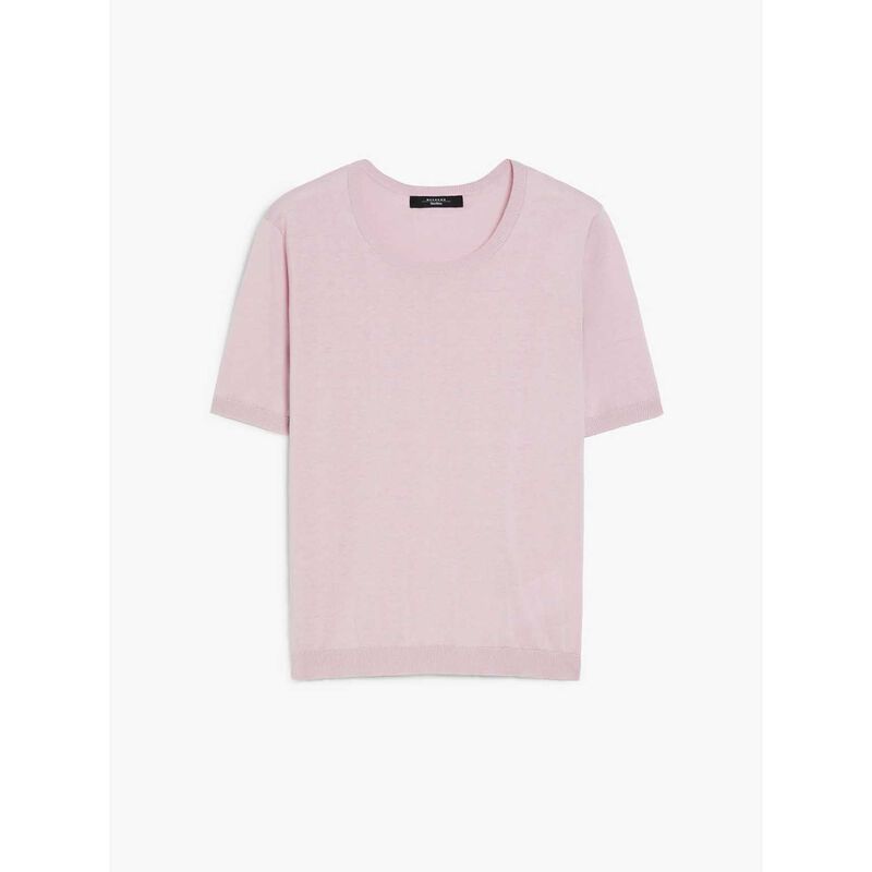 Weekend Max Mara Zibetto Silk Cotton Knit T-Shirt image number 2