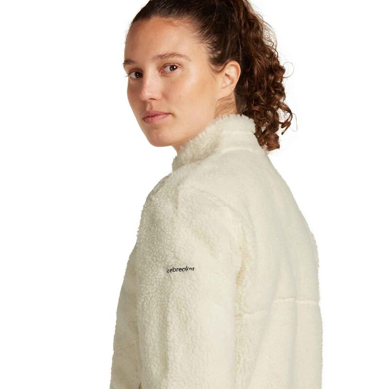 Icebreaker W Merino Blend 960 RealFleece High Pile LS Zip image number 2