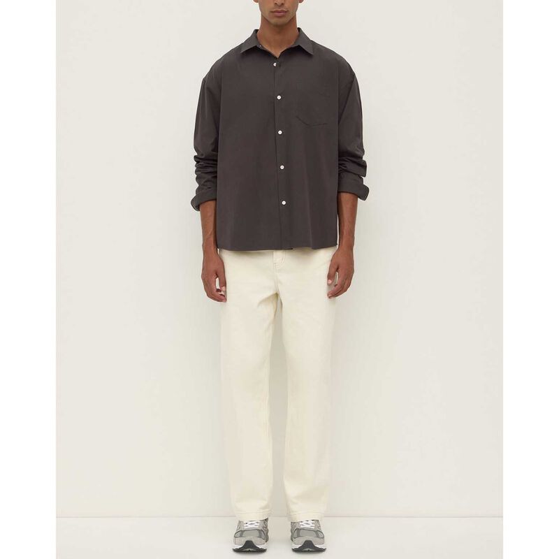 Assembly Label Finn Long Sleeve Shirt Charcoal image number 3