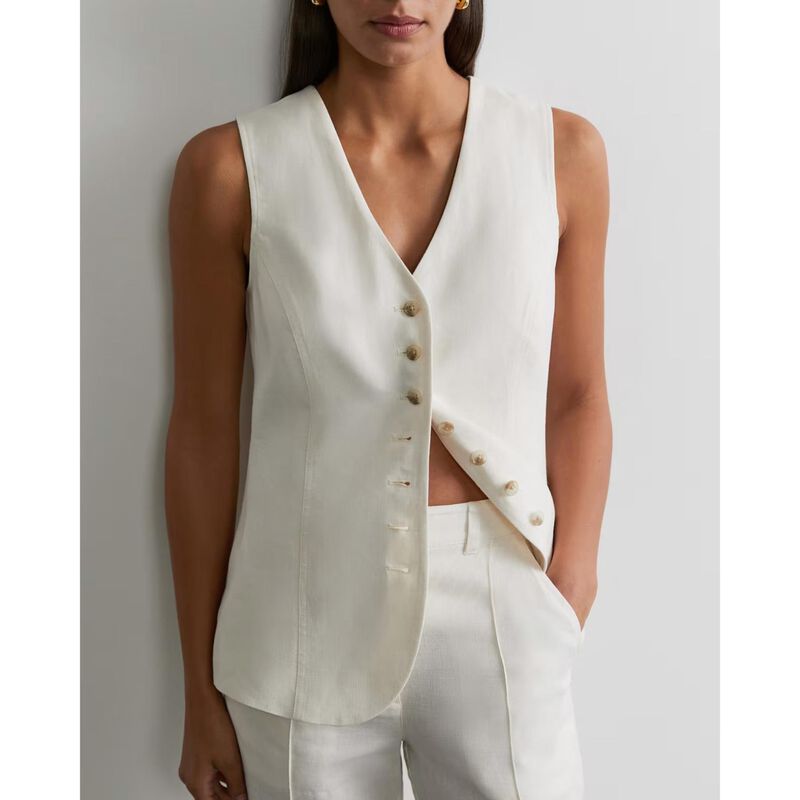 JAG Kayla Linen Vest image number 2
