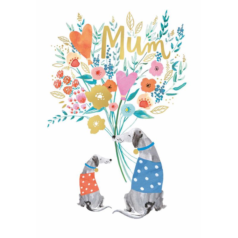 Image Gallery Louise Tiler Dogs Mother's Day Card image number 0