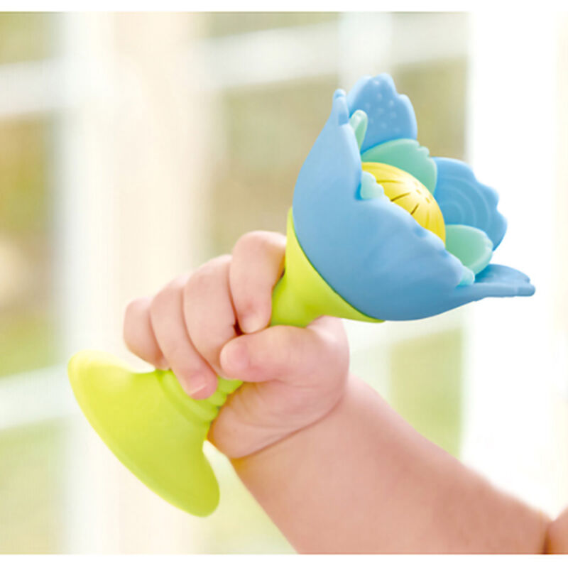 Hape Flower Teether Blue image number 3