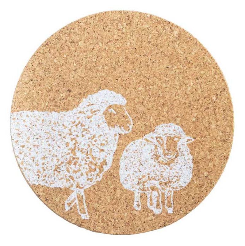 Selbrae House Cork Place Mat Sheep image number 0