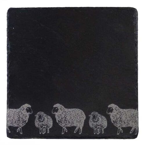 Selbrae House Slate Pot Stand - Sheep