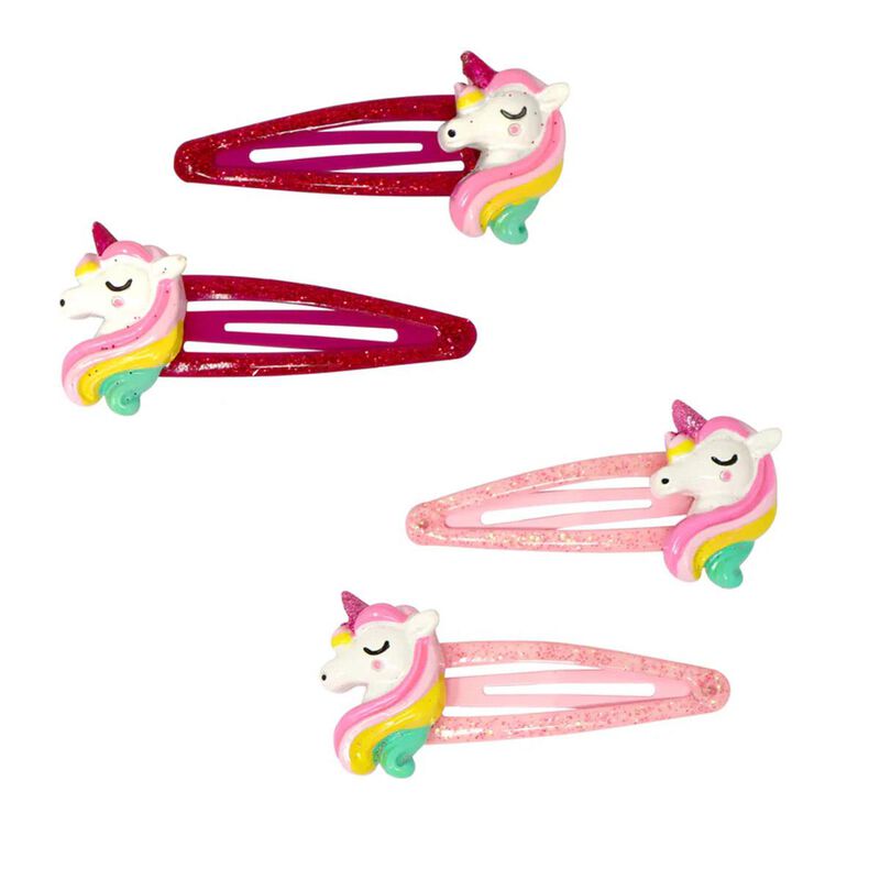 Pink Poppy Dreamy Unicorn Hair Clips Assorted image number 0