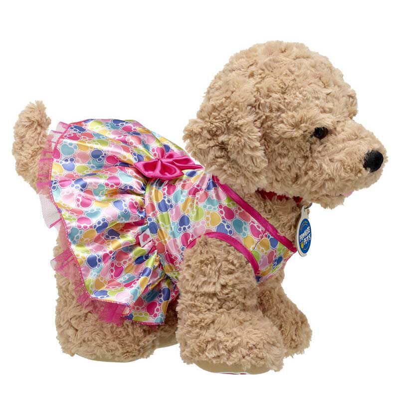 Build A Bear Outfit - Promise Pets Paw Print Dress image number 1