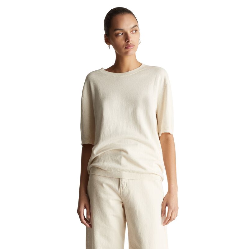 Lee Mathews Cotton Cashmere Oversized Tee image number 0