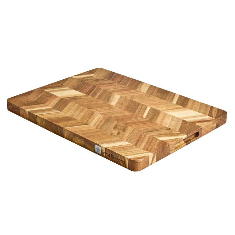 Swiss Diamond Rectangular Herringbone Cutting Board 50x38x3cm image number 1