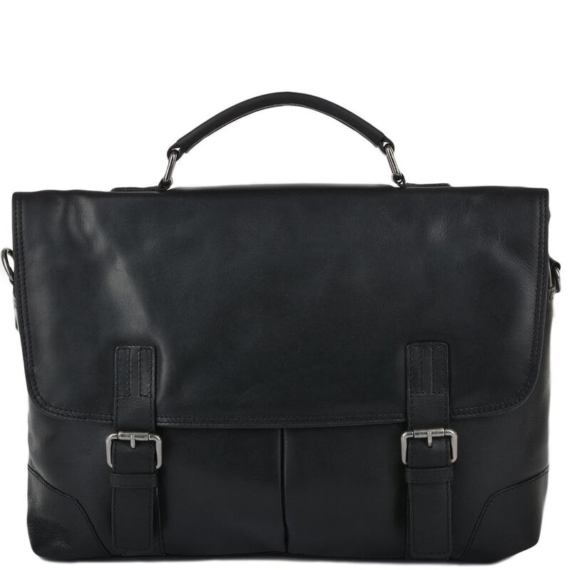 Ashwood Hampstead Double Guss Laptop Briefcase image number 0