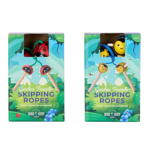 Discovery Zone Wooden Skipping Rope - Assorted