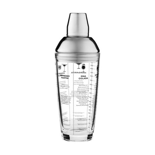 Maxwell & Williams Cocktail & Co Boston Cocktail Recipe Shaker 400ml