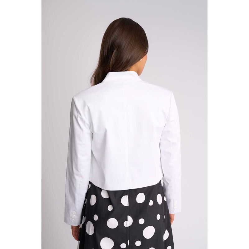 Vassalli Plain Lightweight Crop Jacket image number 1