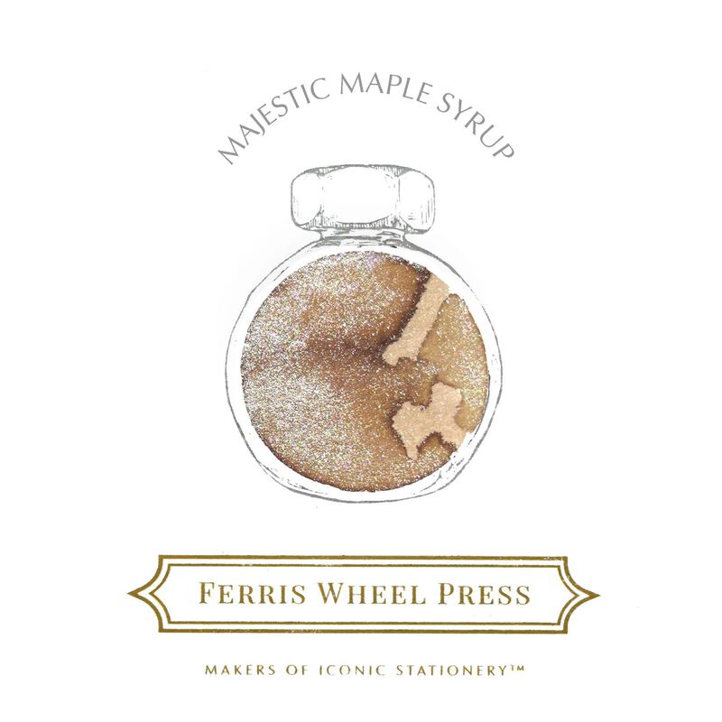 Ferris Wheel Press Fountain Pen Ink 38ml - Majestic Maple Syrup image number 1