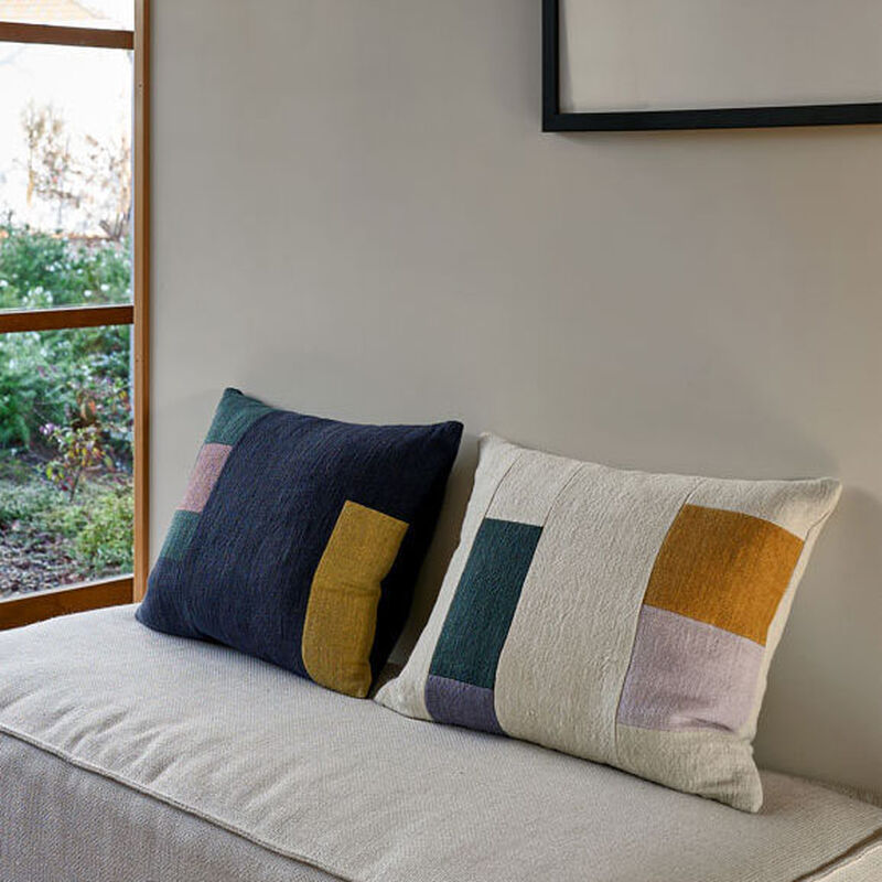Citt&agrave; Build Cushion Cover Natural/Multi image number 1