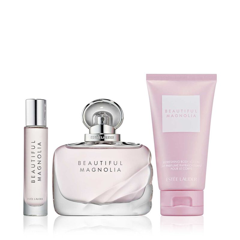 Est&eacute;e Lauder Beautiful Magnolia Deluxe Trio Fragrance Gift Set image number 1