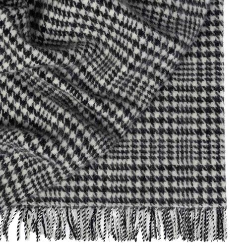 Weave Home Helmsdale Houndstooth Check Wool Blanket