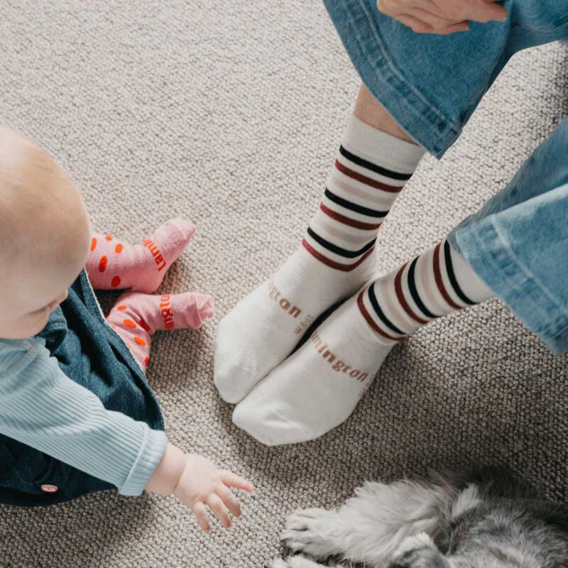 Lamington Socks Merino Crew Socks - Kayla image number 1
