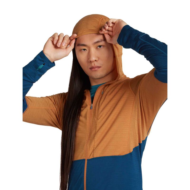 Icebreaker M Merino Blend 200 RealFleece Descender LS Zip Hoodie image number 10