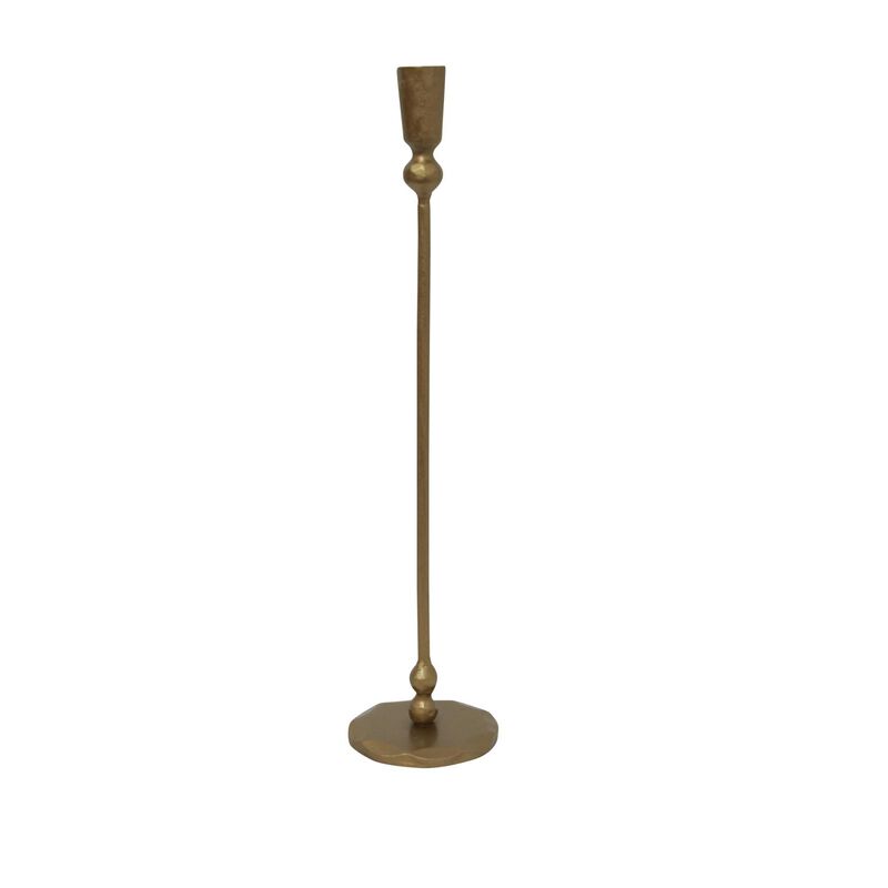French Country Eddie Gold Candleholder Large image number 0
