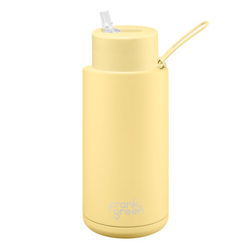 frank green 34oz Stainless Steel Cup with Flip Lid Buttermilk