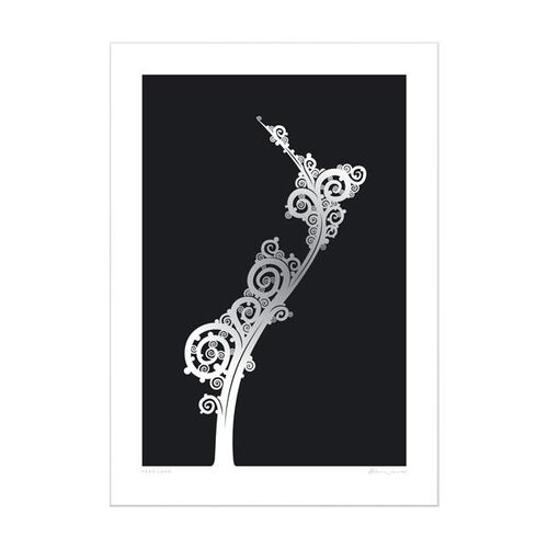 Glenn Jones Art A4 Print - Fern Land