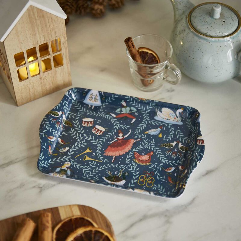 Ulster Weavers 12 Days Of Christmas Scatter Tray 21cm  X 14cm image number 1