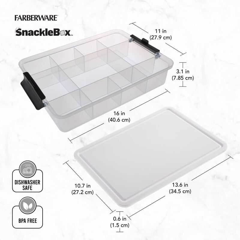 Farberware Snacklebox Polypropylene Board And Box 30x40.5cm image number 2