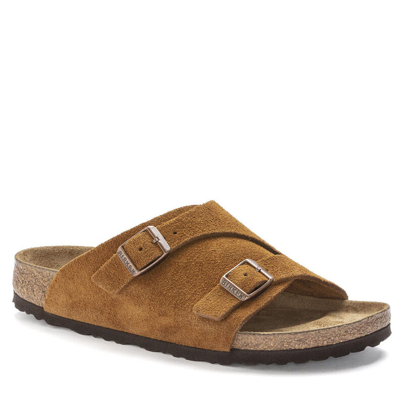 Birkenstock Zürich Suede Mink Regular Width Sandal image number 0