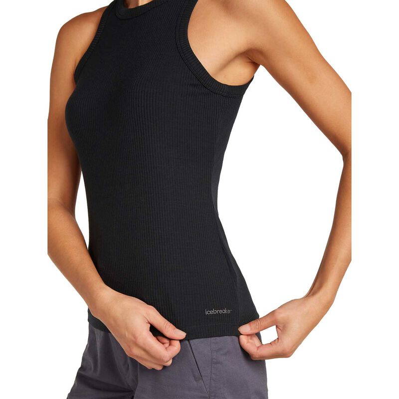 Icebreaker W Merino Blend Rib Lotus Tank image number 2