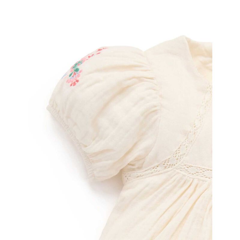 Purebaby Embroidered Dress image number 2