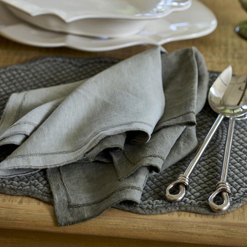 French Country Riley Napkin Fog Blue image number 2