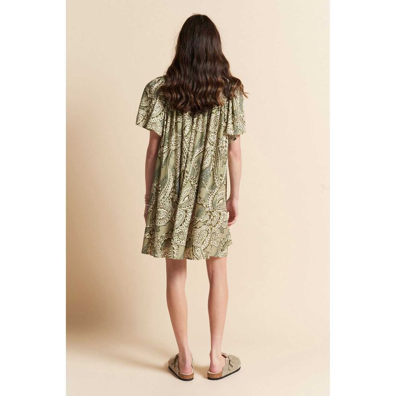 Papinelle Karen Walker Ocean Paisley Gathered Nightie image number 1