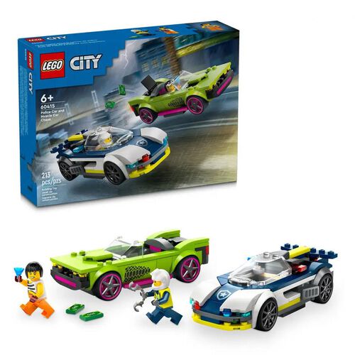 LEGO® City Police Car and Muscle Car Chase
