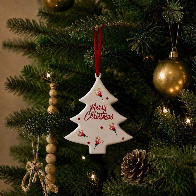 Stellar Haus White Pohutukawa Tree Decoration image number 1
