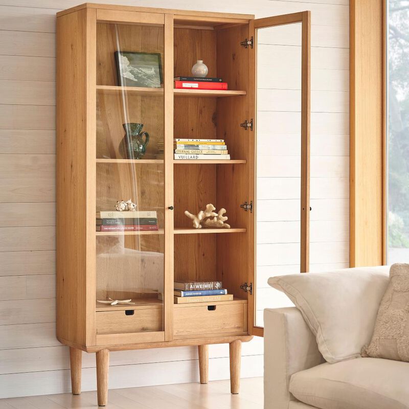 West Elm Whitman Glass Cabinet image number 3