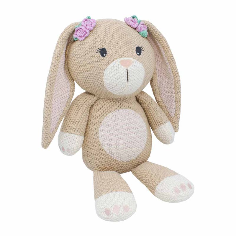 Living Textiles Whimsical Softie Toy - Amelia the Bunny image number 2
