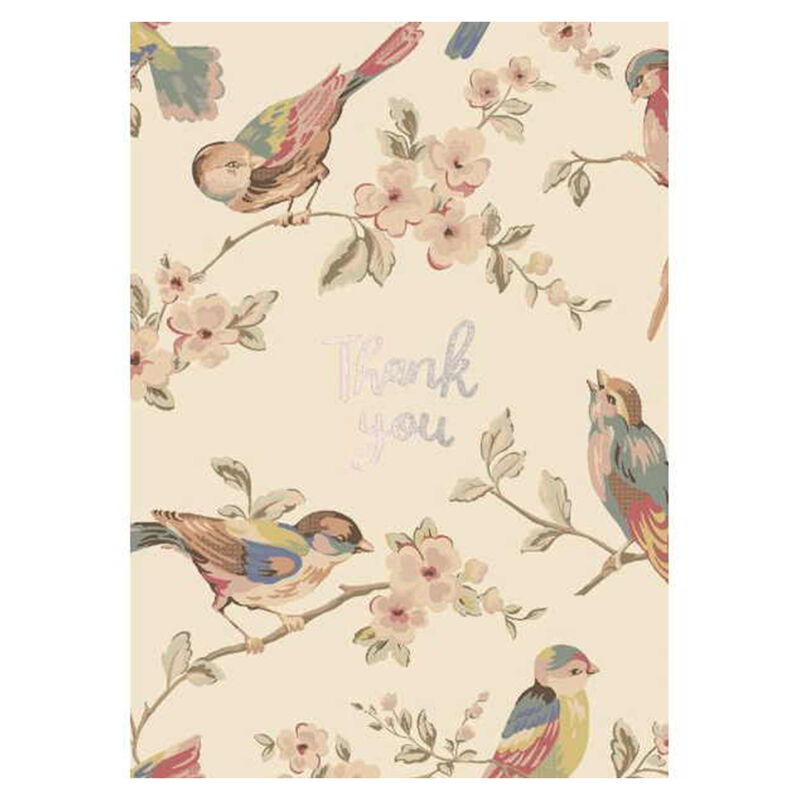 Thank You Birds Foil Card image number 0
