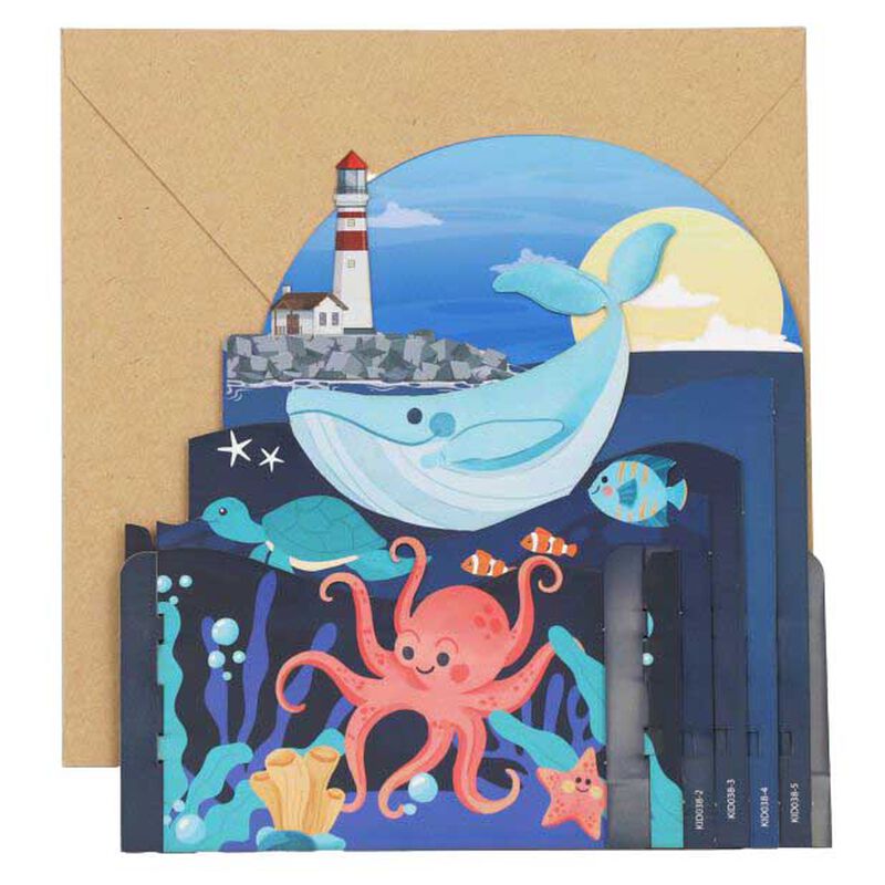 Under The Sea Pop Up Card image number 0