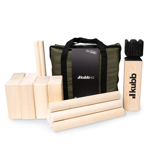 Planet Finska Kubb Original in Moss Green Travel Bag with Black Crown
