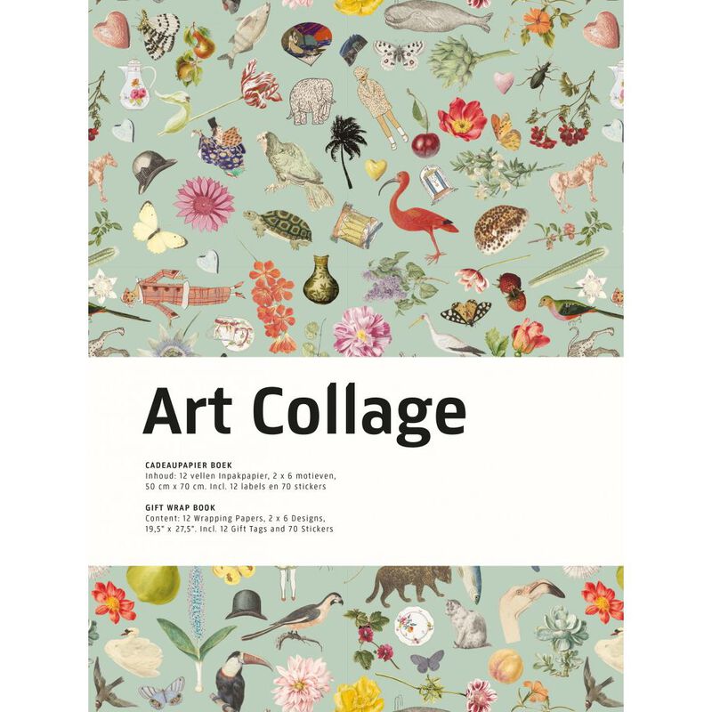 Bekking & Blitz Art Collage Joelle Wehkamp Rijksmuseum Gift Wrap Book image number 0