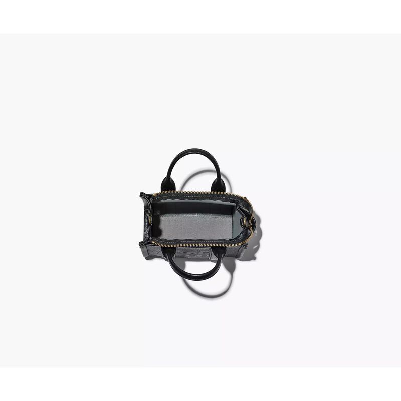 MARC JACOBS The Leather Mini Tote Bag image number 6